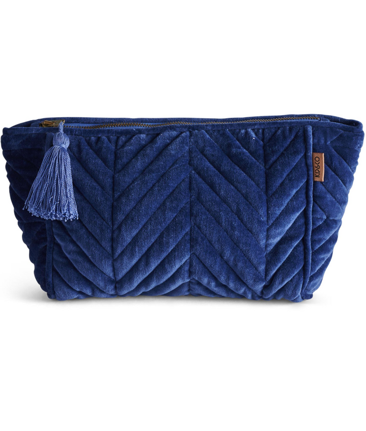 Kip & Co Ocean Dreamer Velvet Toiletry Bag