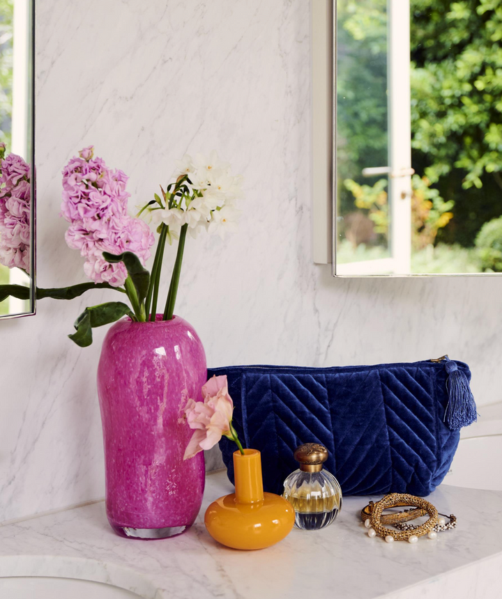Kip & Co Ocean Dreamer Velvet Toiletry Bag