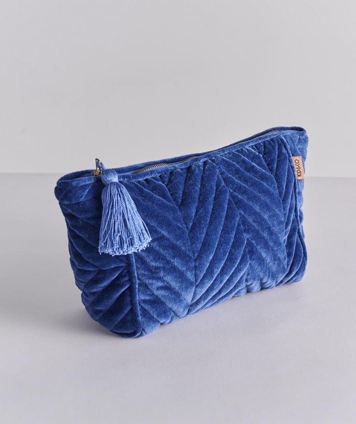 Kip & Co Ocean Dreamer Velvet Toiletry Bag