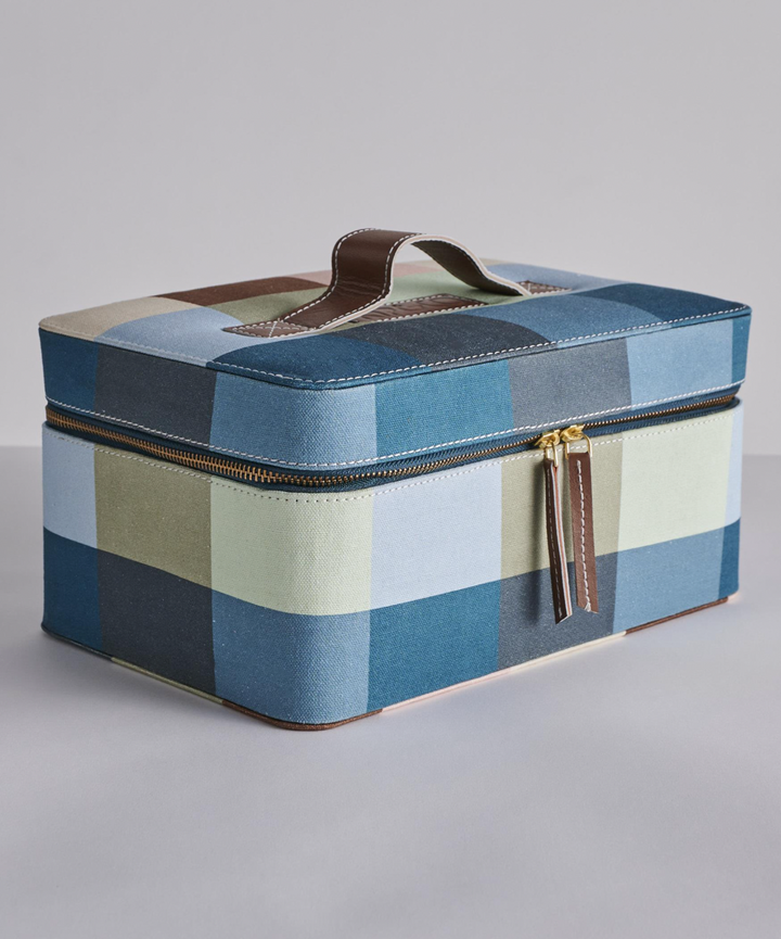 Kip & Co Woodlands Tartan Toiletry Case
