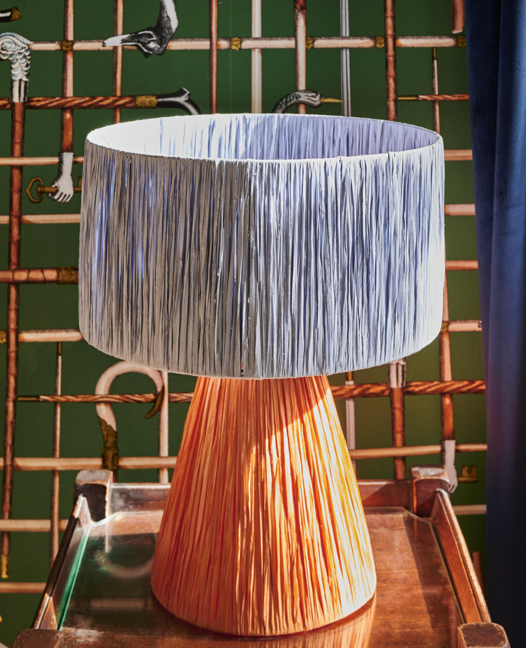 Kip & Co Tangier Raffia Lamp