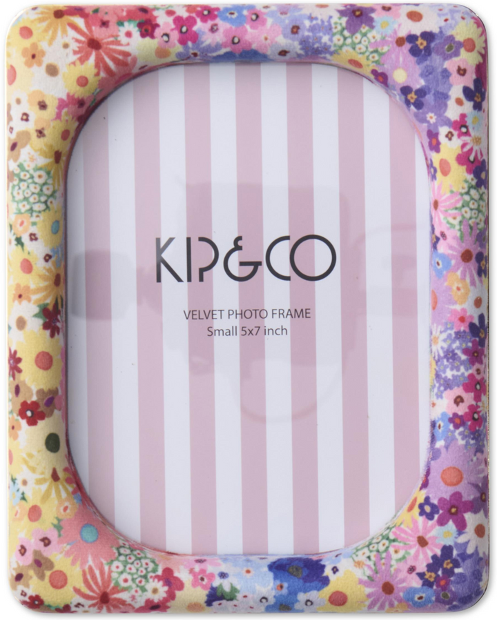 Kip & Co Posie Lane Oval Velvet Photo Frame