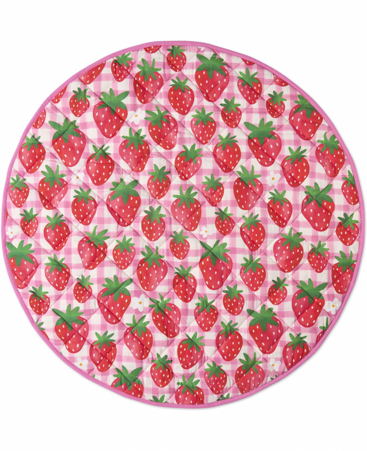 Kip & Co Strawberry Jam Quilted Baby Play Mat