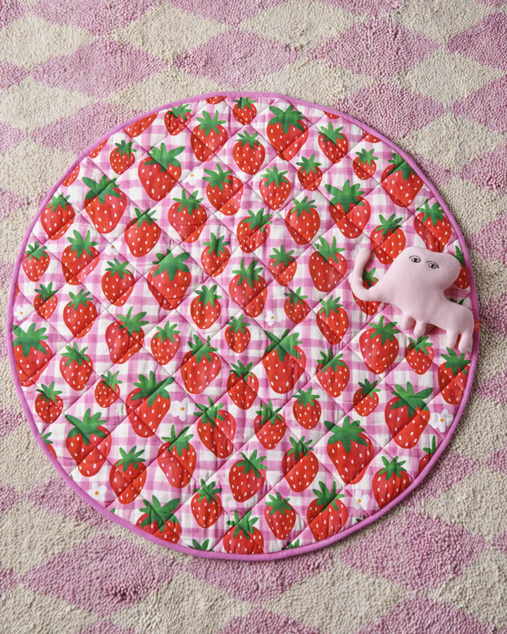 Kip & Co Strawberry Jam Quilted Baby Play Mat