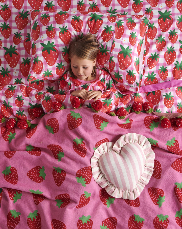 Kip & Co Strawberry Jam Organic Cotton Long Sleeve Top & Pant Pyjama Set