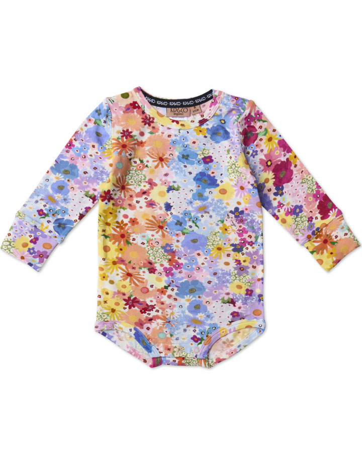 Kip & Co Posie Lane Organic Long Sleeve Romper