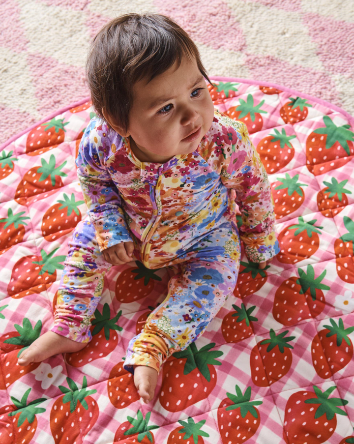 Kip & Co Posie Lane Organic Long Sleeve Zip Romper
