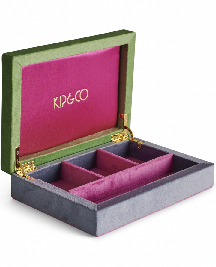 Kip & Co Kaleidoscope Velvet Jewellery Box Small
