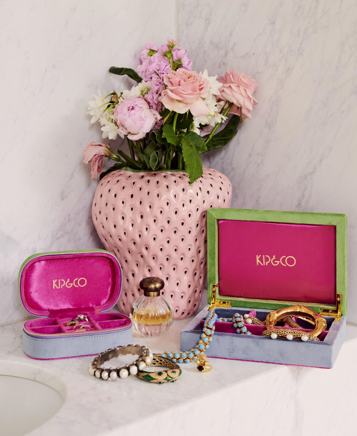 Kip & Co Kaleidoscope Velvet Jewellery Box Small