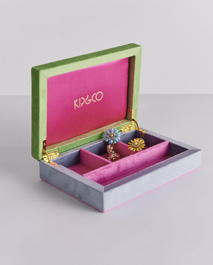 Kip & Co Kaleidoscope Velvet Jewellery Box Small