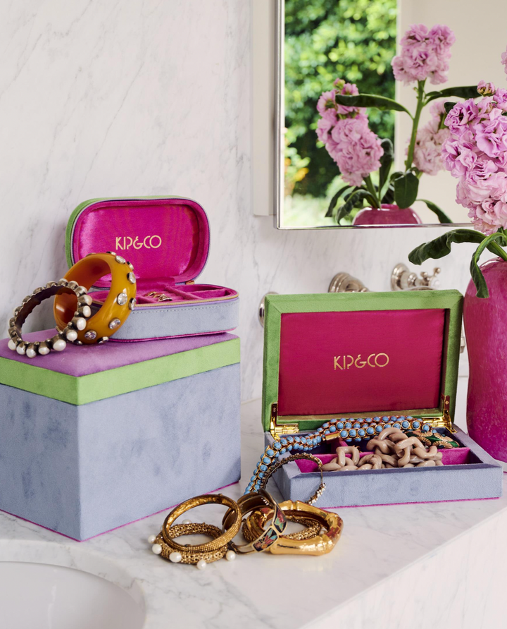 Kip & Co Kaleidoscope Velvet Jewellery Box Small