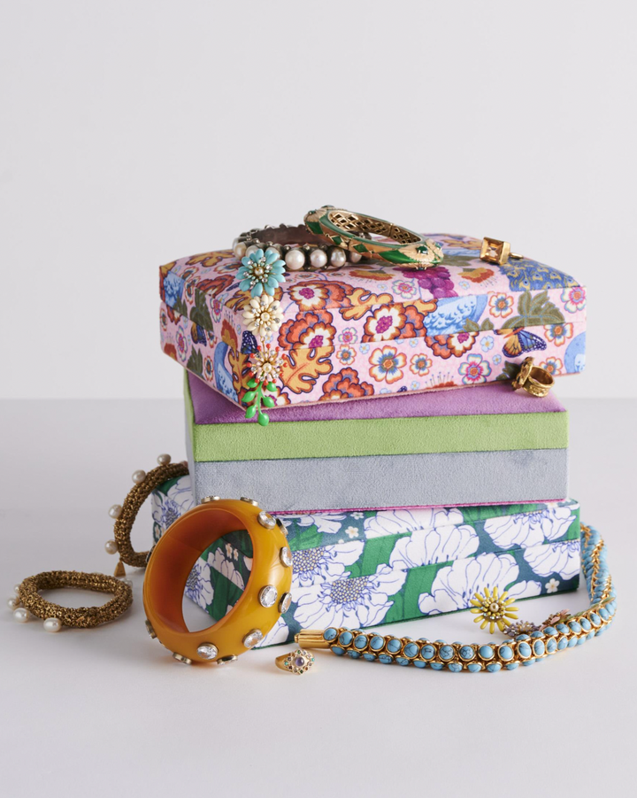 Kip & Co Kaleidoscope Velvet Jewellery Box Small