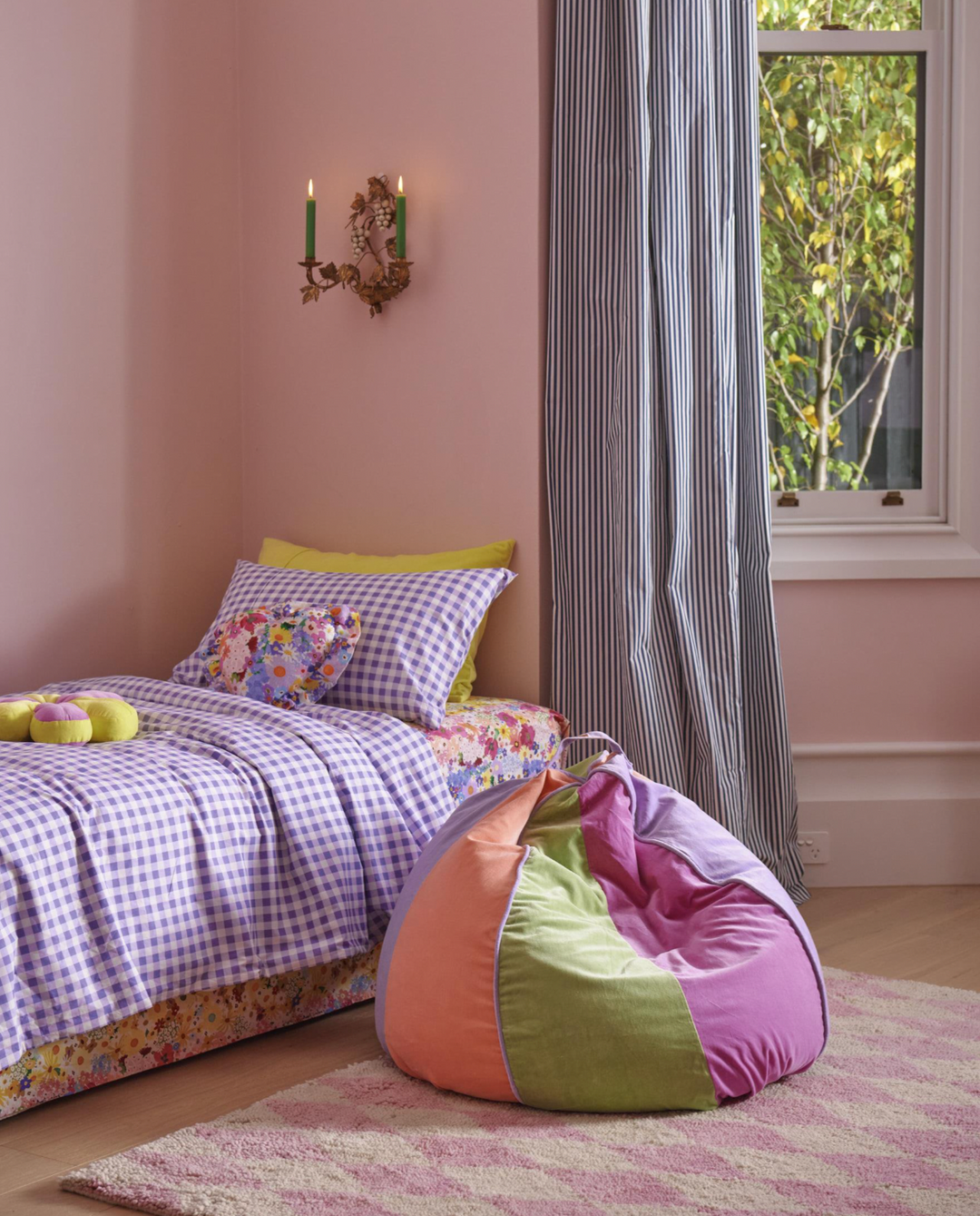 Kip & Co Pretty Things Velvet Beanbag