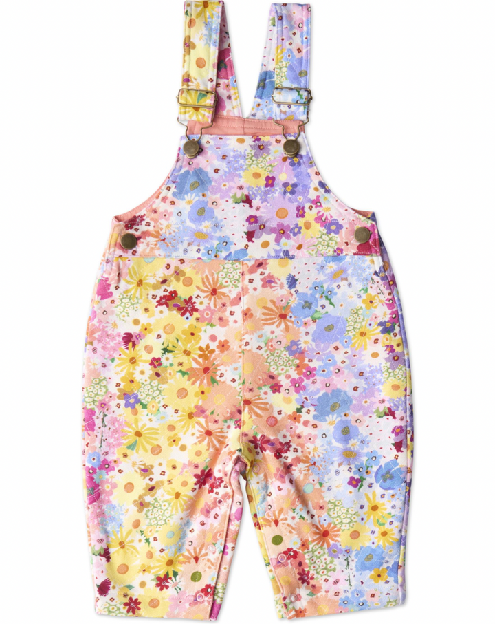 Kip & Co Posie Lane Organic Cotton Quilted Fleece Overalls