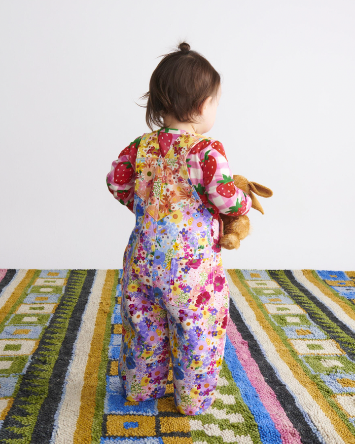 Kip & Co Posie Lane Organic Cotton Quilted Fleece Overalls