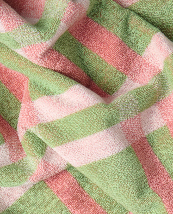 Kip & Co Pistachio Tartan Terry Baby Towel