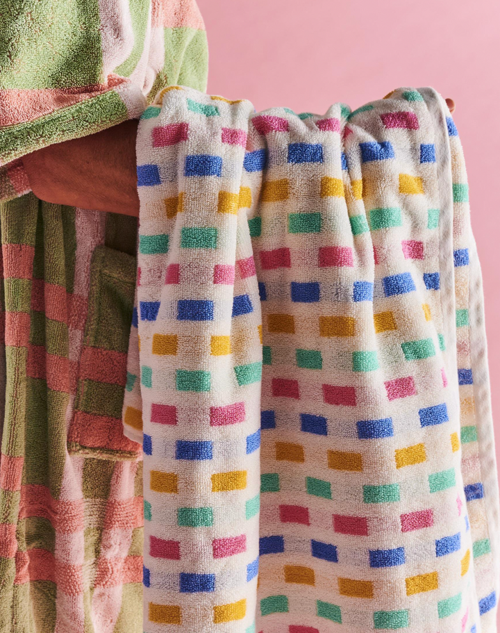 Kip & Co Tic Tak Terry Bath Towel