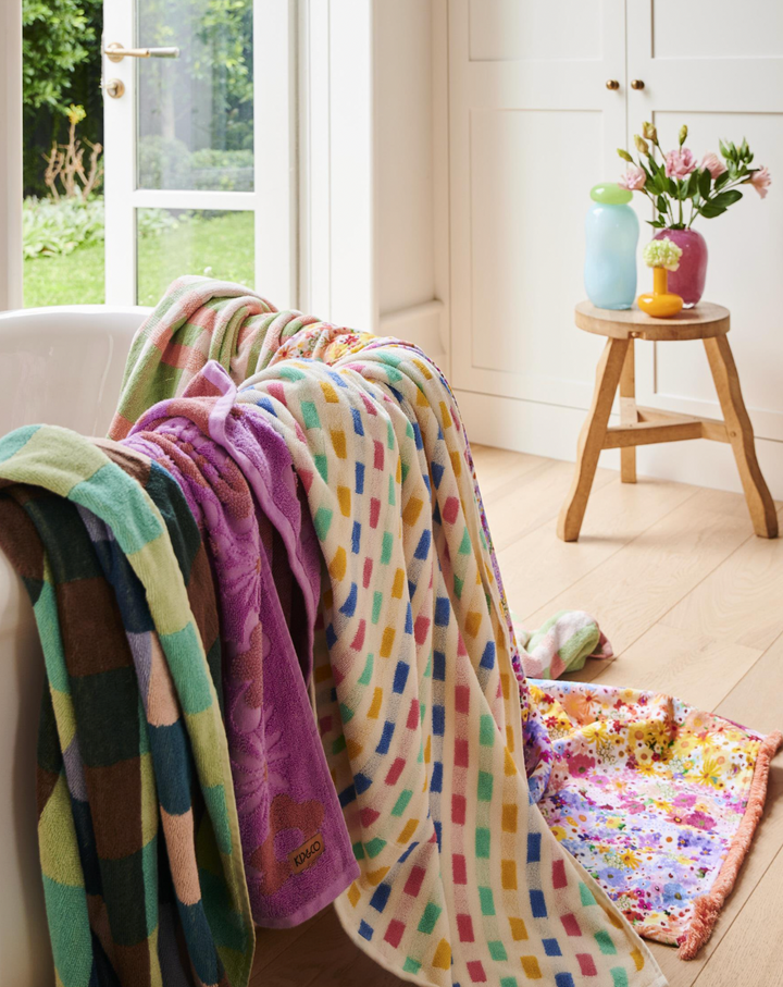Kip & Co Tic Tak Terry Bath Towel
