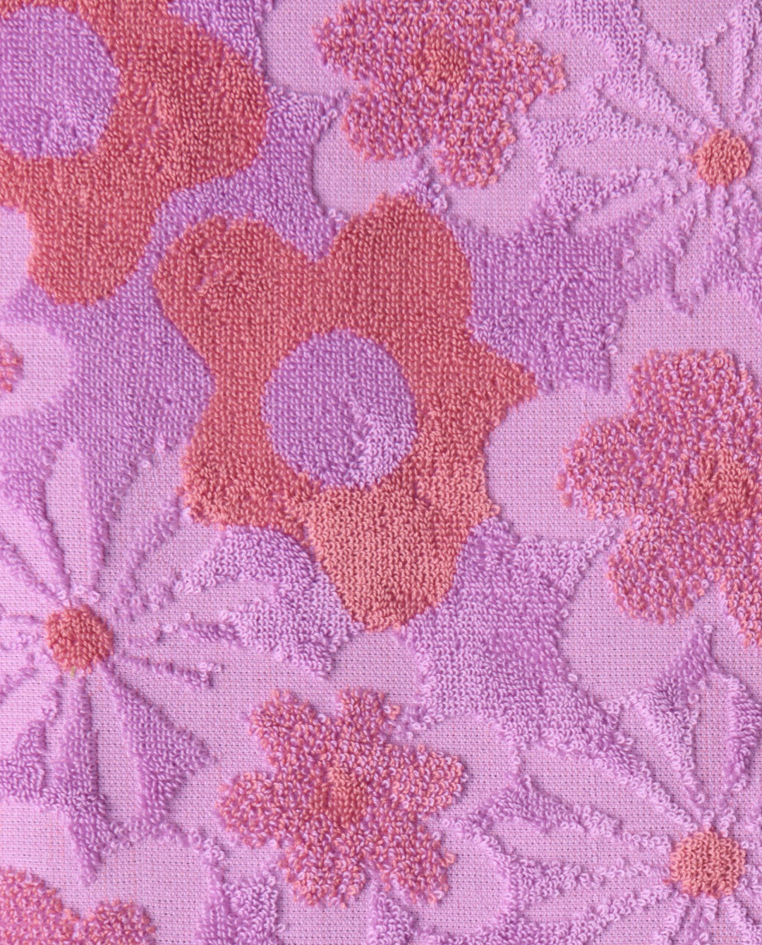 Kip & Co Peach Fleur Terry Hand Towel