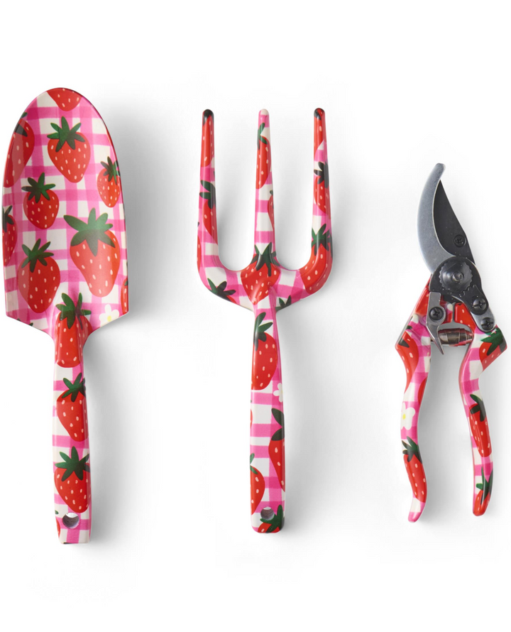 Kip & Co Strawberry Jam Garden Tools and Gloves Set