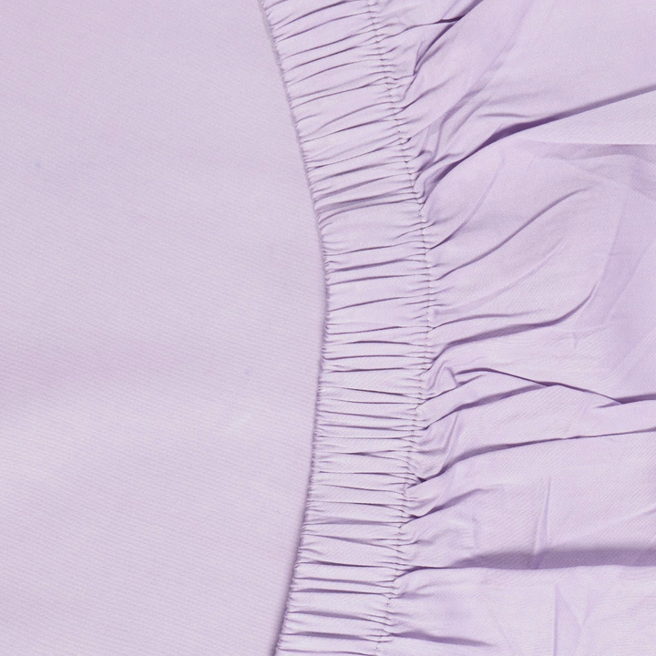 Kip & Co Glow In Lavender Bamboo Cotton Fitted Sheet