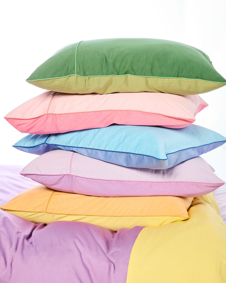 Kip & Co Glow In Lilac Bamboo Cotton Pillowcases