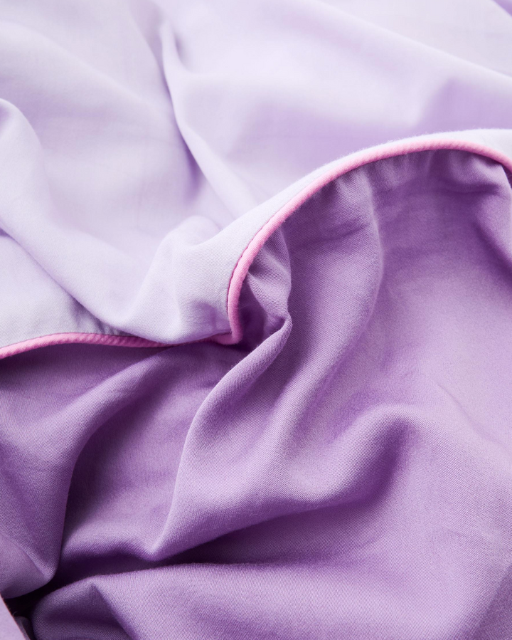 Kip & Co Glow In Lilac Bamboo Cotton Quilt Cover