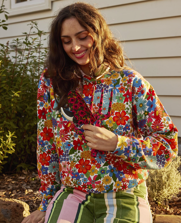 Kip & Co Golden Peony Garden Tools and Gloves Set