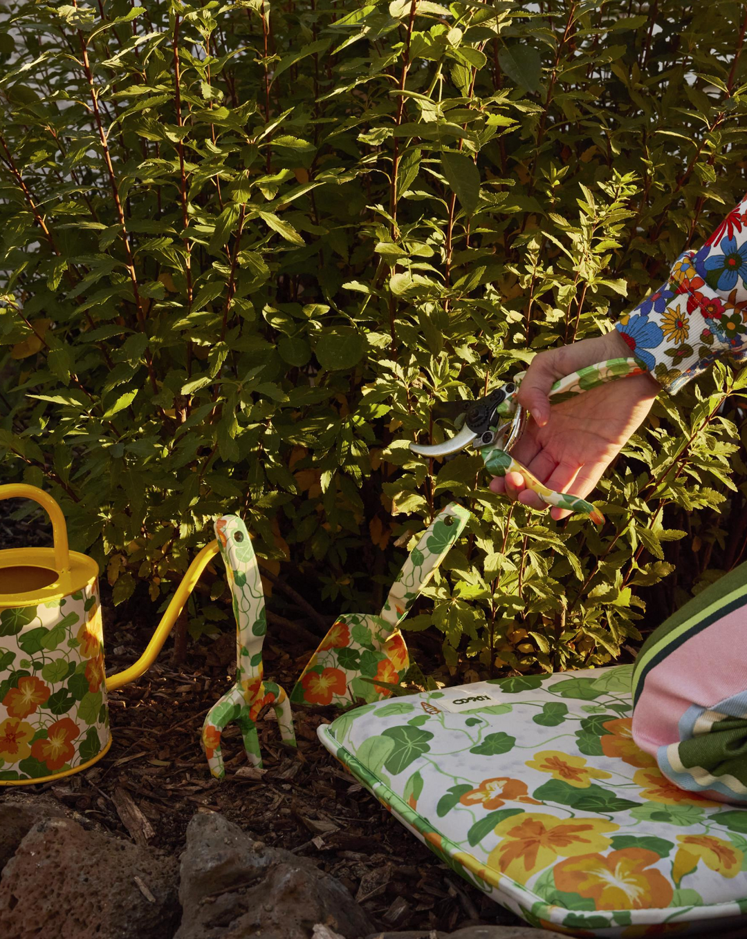 Kip & Co Nasturtium Garden Tools and Gloves Set