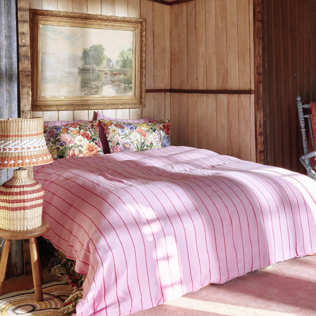 Kip & Co Cottage Garden Silk Pillowcase