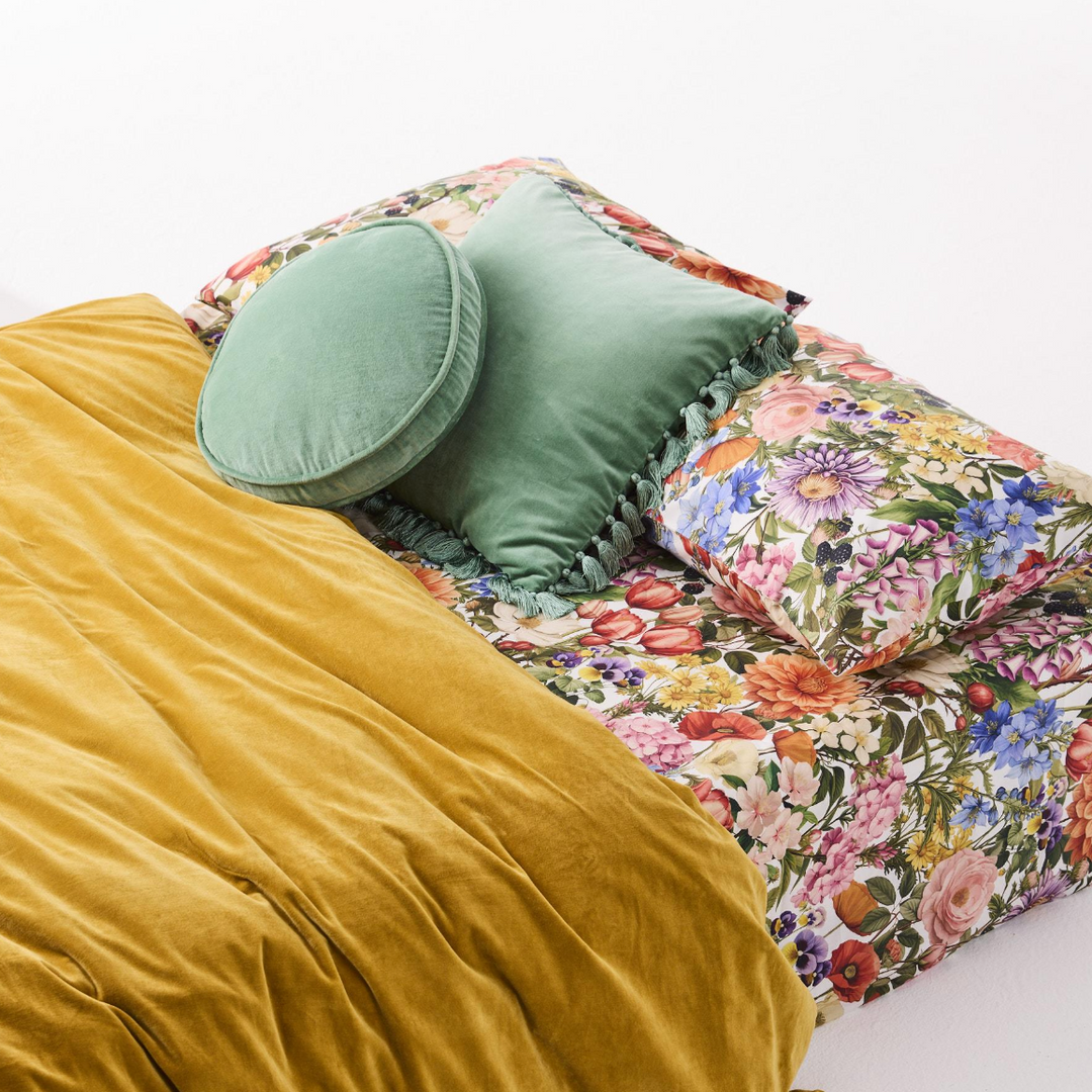 Kip & Co Cottage Garden Silk Pillowcase