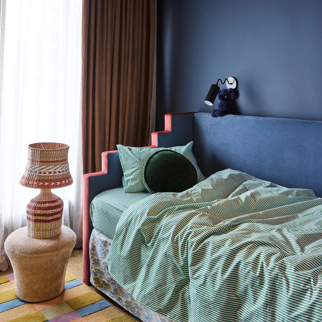 Kip & Co Tarragon Stripe Organic Cotton Quilt Cover