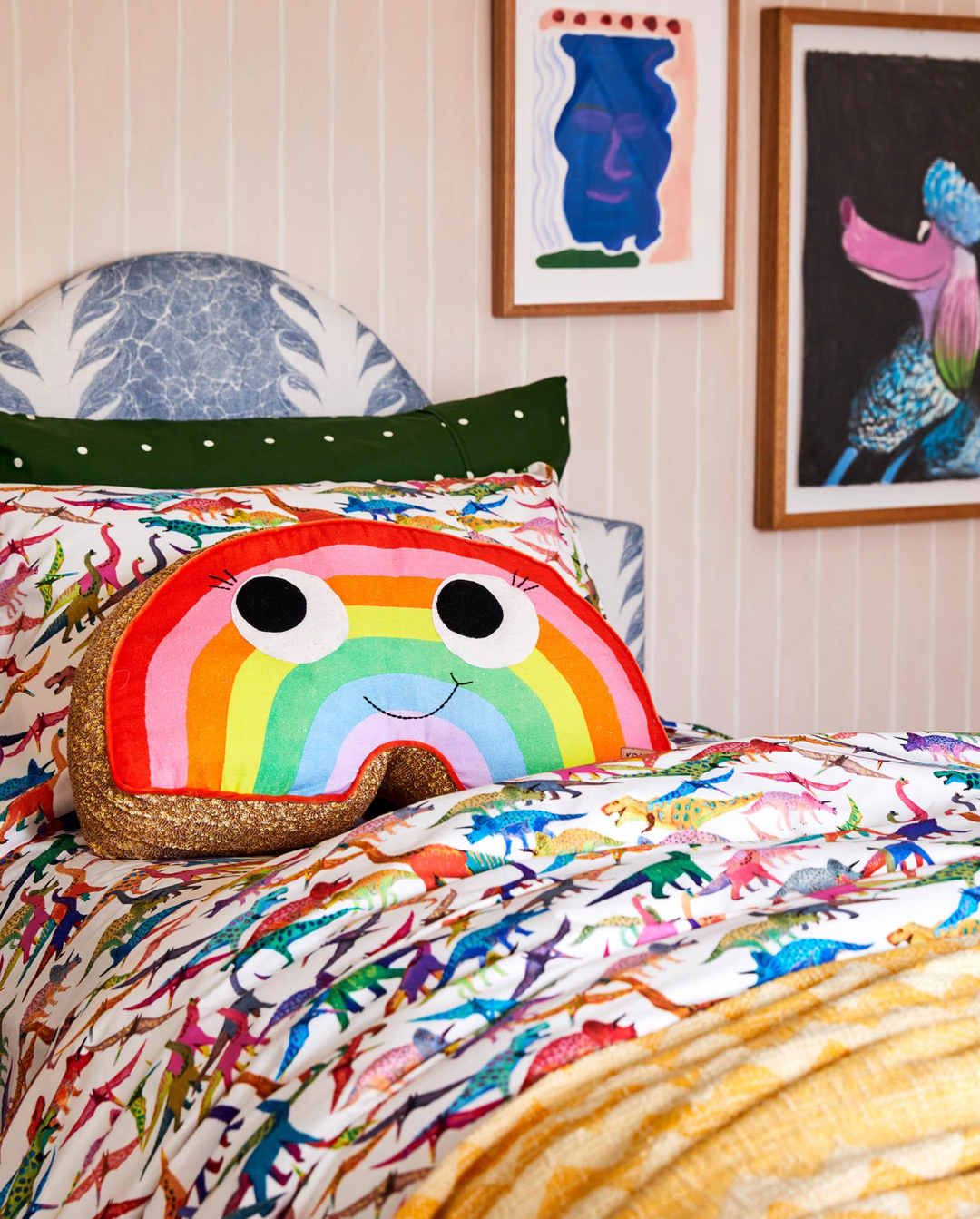 Kip & Co Rainbow Bright Cushion
