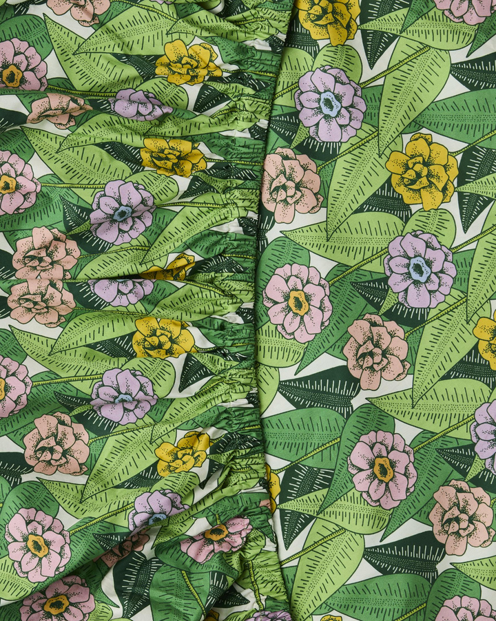 Kip & Co In Bloom Organic Cotton Fitted Sheet