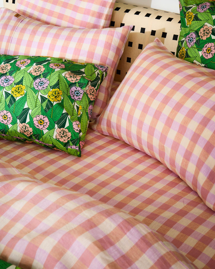 Kip & Co Hazy Days Linen Fitted Sheet