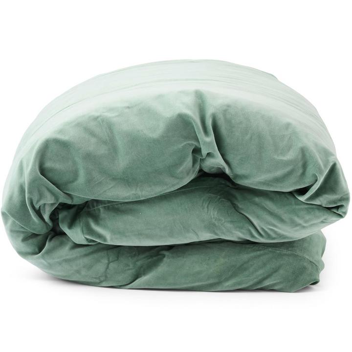 Kip & Co Pistachio Velvet Quilt Cover