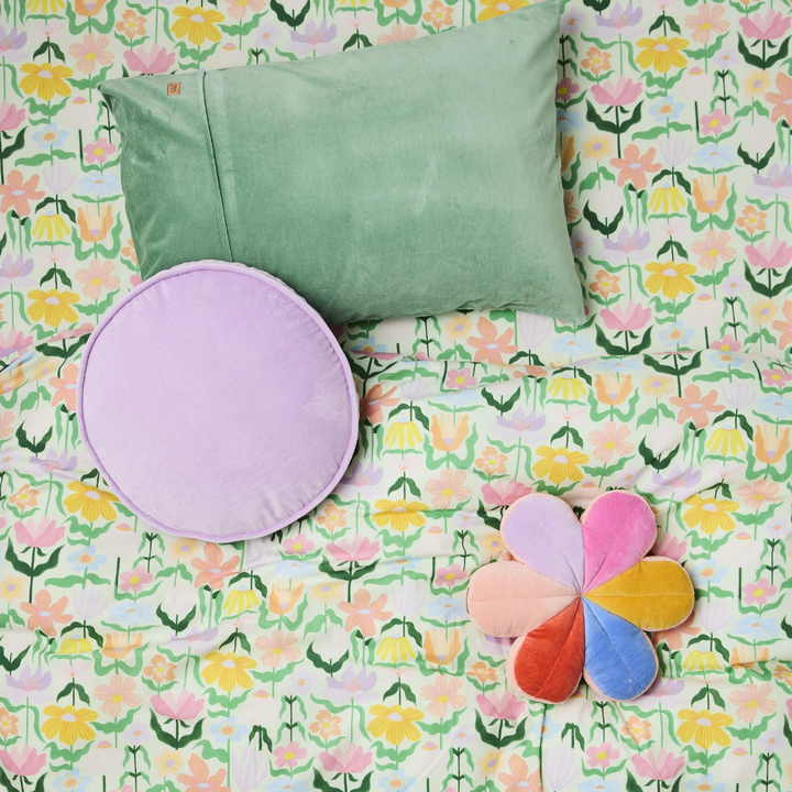 Kip & Co Pistachio Velvet Pillowcases