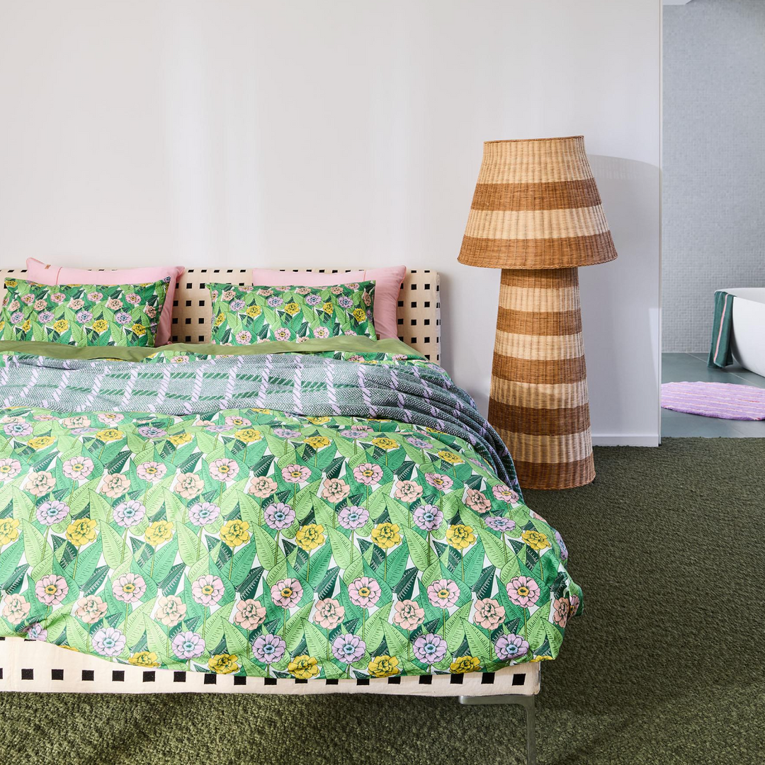 Kip & Co Alpine Violet Check Blanket