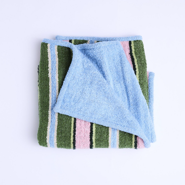 Kip & Co Cactus Stripe Boucle Blanket