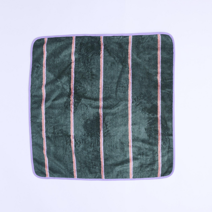 Kip & Co Wakame Crush Stripe Bamboo Terry Baby Towel