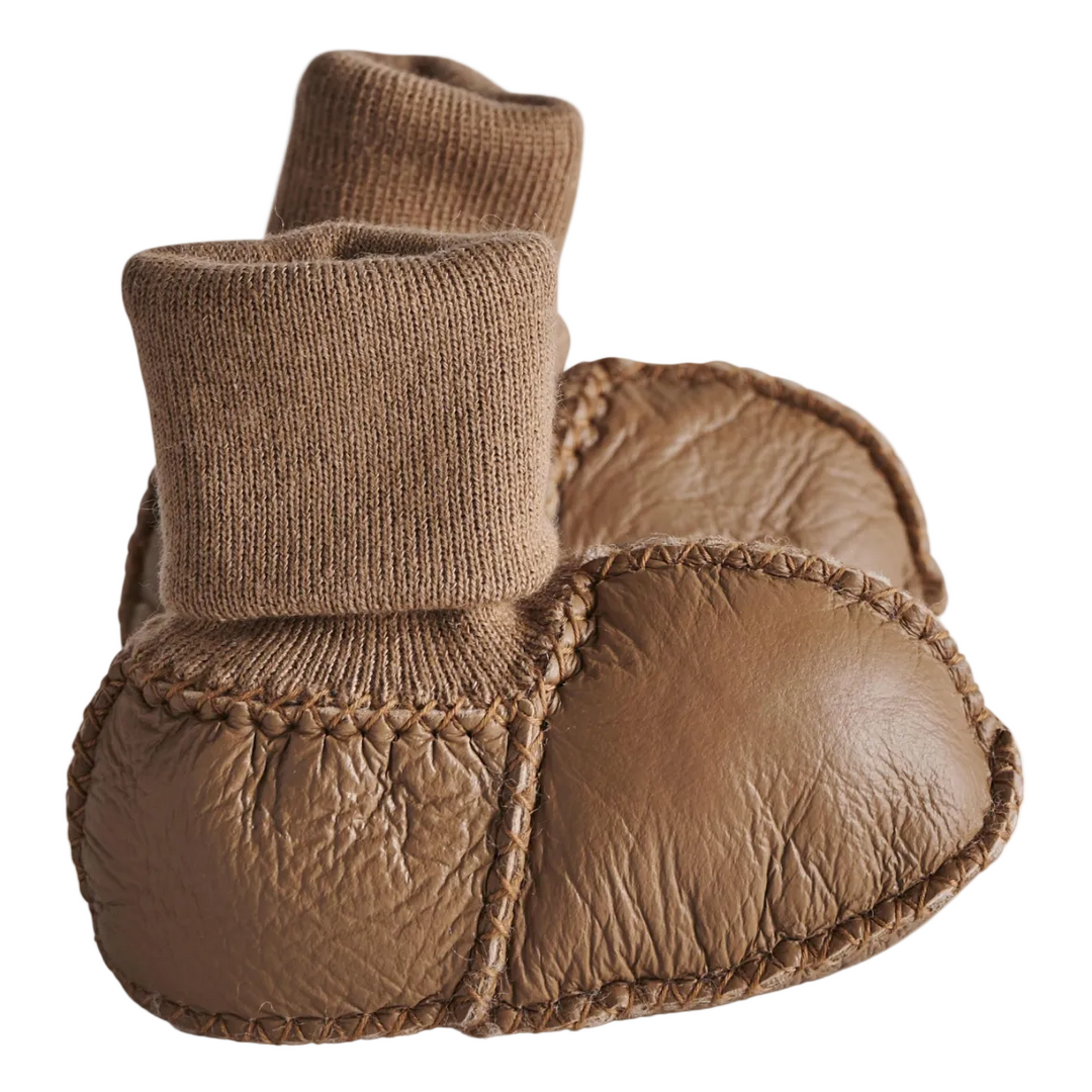 Kip & Co Biscuit Baby Booties