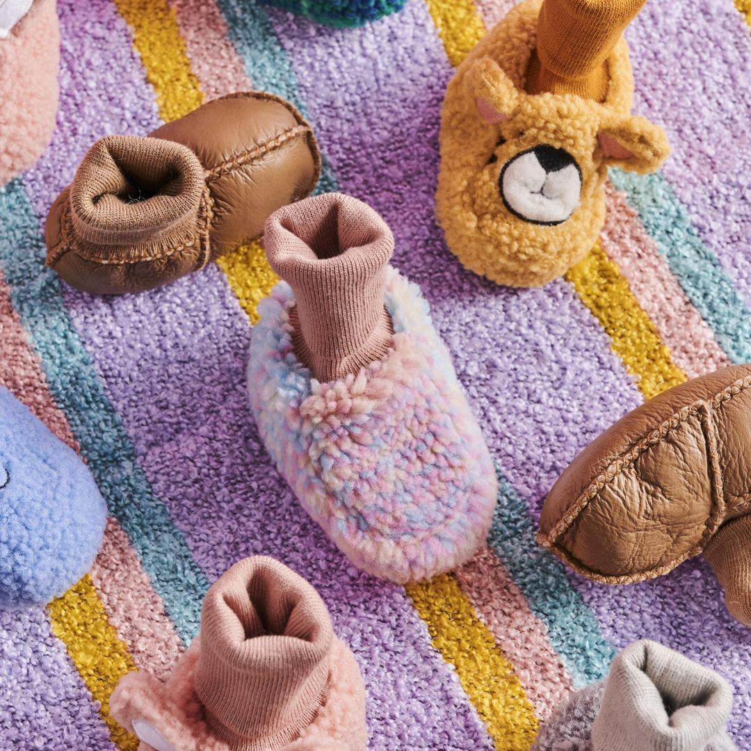 Kip & Co Biscuit Baby Booties
