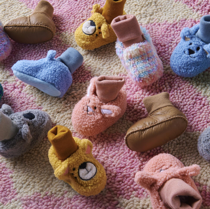 Kip & Co Biscuit Baby Booties