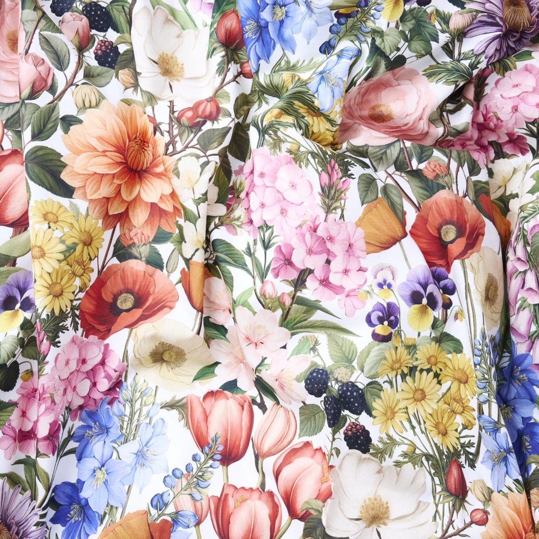 Kip & Co Cottage Garden Organic Cotton Fitted Sheet