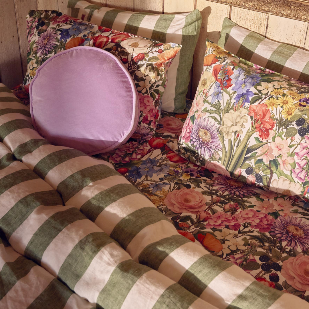 Kip & Co Cottage Garden Organic Cotton Fitted Sheet