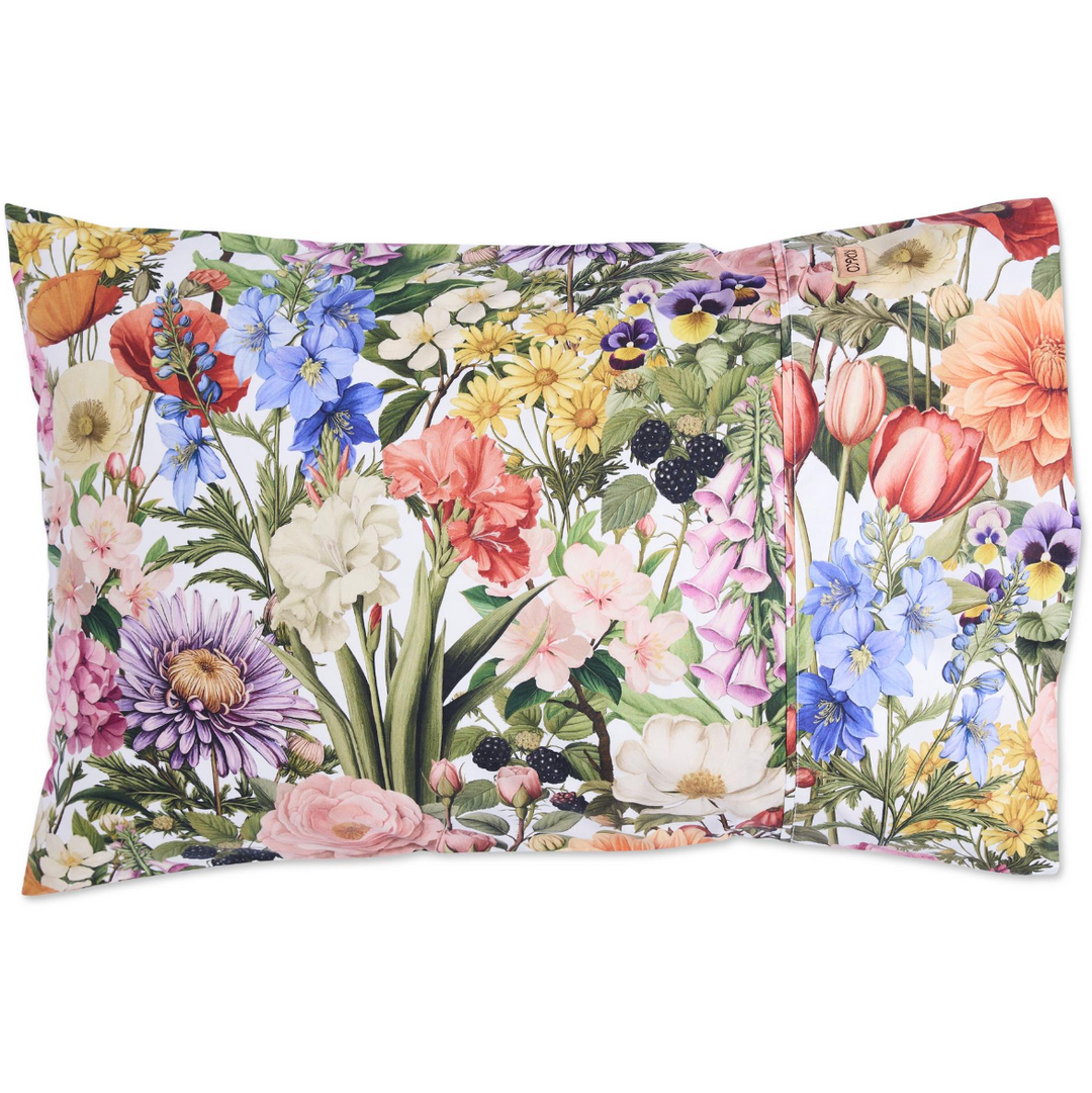 Kip & Co Cottage Garden Organic Cotton Pillowcases