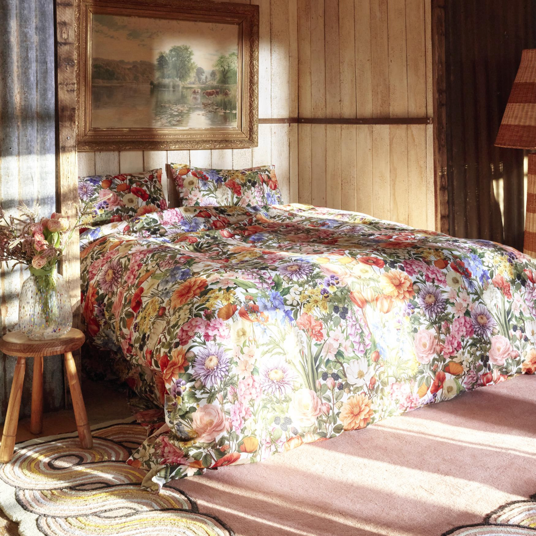 Kip & Co Cottage Garden Organic Cotton Pillowcases