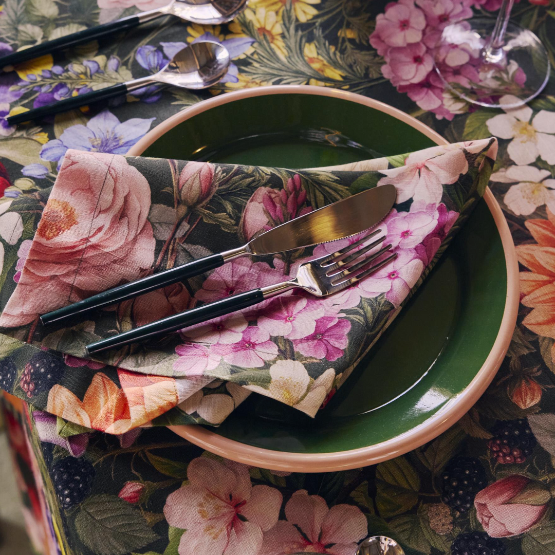 Kip & Co Cottage Garden Eden 4P Napkin Set