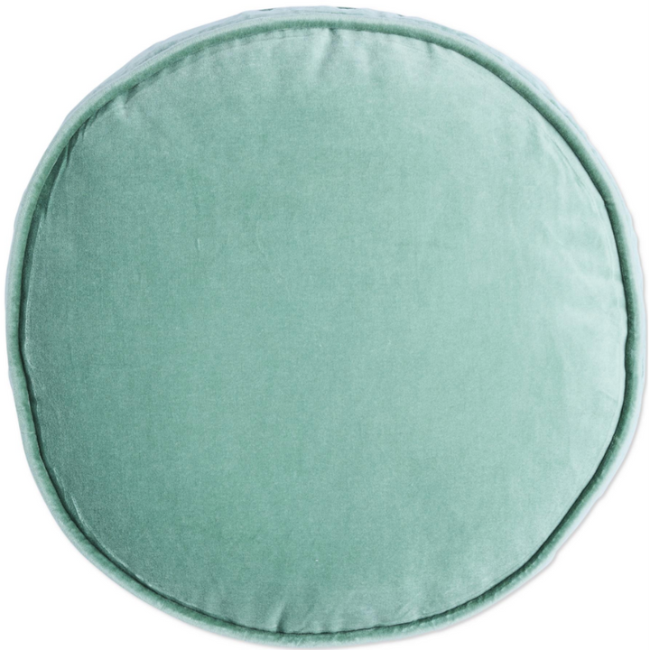 Kip & Co Pistachio Velvet Pea Cushion