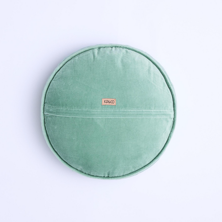 Kip & Co Pistachio Velvet Pea Cushion